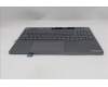 Lenovo 5CB1S82745 C-Cover with keyboard, UK English, Luna Grey, Non-FingerPrint, UK