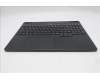 Lenovo 5CB1S82770 C-Cover with keyboard, Belgian, Eclipse Black, RGB Backlight, Anodizing Sandblasting, UK