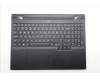 Lenovo 5CB1S82780 C-Cover with keyboard, Greek, Eclipse Black, RGB Backlight, Anodizing Sandblasting, US
