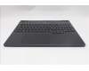 Lenovo 5CB1S82788 C-Cover with keyboard, Nordic, Eclipse Black, RGB Backlight, Anodizing Sandblasting, UK