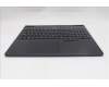 Lenovo 5CB1S82791 C-Cover with keyboard, Slovenian, Eclipse Black, RGB Backlight, Anodizing Sandblasting