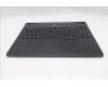 Lenovo 5CB1S82835 C-Cover with keyboard, US English Euro, Eclipse Black, Anodizing Sandblasting, US