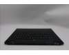 Lenovo 5CB1S82844 C-Cover with keyboard, Italian, Eclipse Black, Anodizing Sandblasting, UK