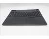 Lenovo 5CB1S82852 C-Cover with keyboard, Spanish, Eclipse Black, Anodizing Sandblasting, UK