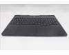 Lenovo 5CB1S87238 C-Cover with keyboard, US English Euro, Eclipse Black, White Backlight, US
