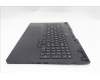 Lenovo 5CB1S87254 C-Cover with keyboard, Russian, Eclipse Black, White Backlight, US