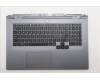 Lenovo 5CB1S90394 C-Cover with keyboard, Nordic, Luna Grey, White Backlight