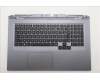 Lenovo 5CB1S90395 C-Cover with keyboard, French, Luna Grey, White Backlight