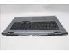 Lenovo 5CB1S90398 C-Cover with keyboard, Hungarian, Luna Grey, White Backlight