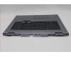 Lenovo 5CB1S90401 C-Cover with keyboard, Slovenian, Luna Grey, White Backlight, UK