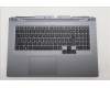Lenovo 5CB1S90408 C-Cover with keyboard, English, Luna Grey, RGB Backlight, US