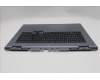 Lenovo 5CB1S90418 C-Cover with keyboard, Italian, Luna Grey, RGB Backlight, UK