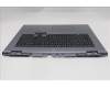 Lenovo 5CB1S90426 C-Cover with keyboard, German, Luna Grey, RGB Backlight