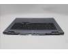 Lenovo 5CB1S90435 C-Cover with keyboard, French Arabic, Luna Grey, RGB Backlight, UK