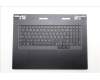 Lenovo 5CB1S90664 C-Cover with keyboard, Arabic, Eclipse Black, US