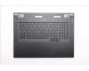Lenovo 5CB1S90670 C-Cover with keyboard, US English Euro, Eclipse Black, US