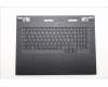 Lenovo 5CB1S90688 C-Cover with keyboard, Switzerland, Eclipse Black, UK
