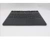 Lenovo 5CB1T18654 C-Cover with keyboard, Belgian, Eclipse Black , RGB Backlight, UK