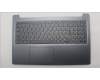 Lenovo 5CB1T50264 C-Cover with keyboard, UK English, Luna Grey, Backlight, UK