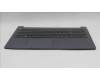 Lenovo 5CB1T50285 C-Cover with keyboard, Nordic, Luna Grey, Non-Backlight, UK