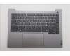 Lenovo 5CB1T52964 C-Cover with keyboard, Arabic, Arctic Grey, Non-Backlight, US