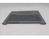 Lenovo 5CB1T53000 C-Cover with keyboard, Czech Slovakian, Arctic Grey, Backlight, UK