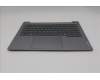 Lenovo 5CB1T53014 C-Cover with keyboard, Nordic, Arctic Grey, Backlight, UK