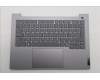 Lenovo 5CB1T53023 C-Cover with keyboard, UK English, Arctic Grey, Backlight, UK