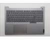 Lenovo 5CB1T57613 C-Cover with keyboard, Nordic, Arctic Grey, Backlight, UK