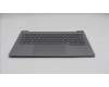 Lenovo 5CB1T57677 C-Cover with keyboard, French, Arctic Grey, Backlight, US