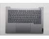 Lenovo 5CB1T57688 C-Cover with keyboard, Nordic, Arctic Grey, Backlight, UK