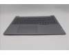 Lenovo 5CB1T66173 C-Cover with keyboard, Czech Slovakian, Arctic Grey, Backlight, UK
