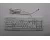 Lenovo 5D50U84560 Keyboard External,USB,UK English,White