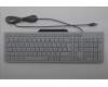 Lenovo 5D50U84889 Keyboard External, USB, Portuguese, Cloud Grey