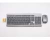 Lenovo 5KM0U87466 Keyboard_Mouse,2.4G,US English Euro,Grey