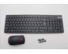 Lenovo 5KM0U87785 Keyboard_Mouse,2.4G,Arabic,Black
