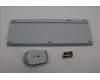 Lenovo 5KM0U87901 Keyboard_Mouse,2.4G,Italian,Cloud Grey