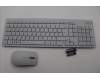 Lenovo 5KM0U87914 Keyboard_Mouse,2.4G,Swiss French/German,Cloud Grey