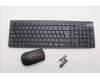Lenovo 5KM0U87961 AI Keyboard_Mouse,2.4G,Spanish,Black