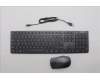 Lenovo 5KM0U88179 AI Keyboard_Mouse, Wireless, German, Storm Grey