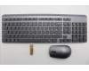 Lenovo 5KM0U88201 Keyboard_Mouse, Wireless, English, Luna Grey