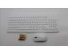 Lenovo 5KM1C40679 Keyboard_Mouse,Wireless,US English Euro,White