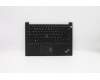 Lenovo 5M10V17053 C-Cover with keyboard, Russian, Black, Backlight, US
