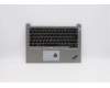 Lenovo 5M10W64422 C-Cover with keyboard,Italian,Silver,Backlight