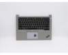 Lenovo 5M10W64433 C-Abdeckung mit Tastatur, Englisch (US, Euro), Silber, Hintergrundbeleuchtung