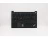 Lenovo 5M10W64637 C-Cover with keyboard, Switzerland, Black, Backlight, Fingerprint