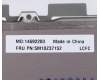 Lenovo 5M10Z37152 MECH_ASM GRP_KBD_BZL_Danish_WW_IG_CHY