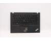 Lenovo 5M10Z41309 C-Cover with keyboard, Norwegian, Black, Backlight, UK