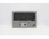 Lenovo 5M10Z41579 C-Cover with keyboard, French, Silver, Backlight, Fingerprint, NFC, US