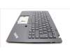 Lenovo 5M10Z54281 C-Cover with keyboard, Portuguese, Black, Backlight, Fingerprint, UK